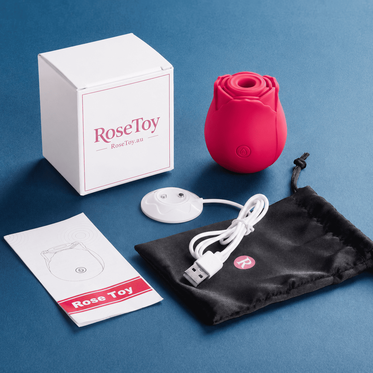 The Rose by RoseToy with charger, storage pouch and accessories
